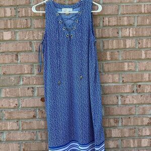 Blue Sleeveless Dress